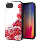 iPhone16e 強化ガラス＆TPUスマホケース ガラプリ【299 薔薇の壁】