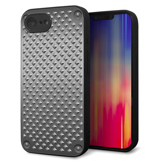 iPhone16e 強化ガラス＆TPUスマホケース ガラプリ【570 スタックボード】