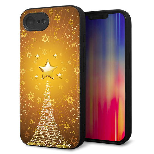 iPhone16e 強化ガラス＆TPUスマホケース ガラプリ【590 光の塔】
