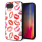 iPhone16e 強化ガラス＆TPUスマホケース ガラプリ【734 キスkissキス】