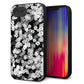 iPhone16e 強化ガラス＆TPUスマホケース ガラプリ【1332 夜桜】