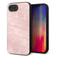 iPhone16e 強化ガラス＆TPUスマホケース ガラプリ【1340 かくれハート（桜色）】