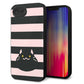 iPhone16e 強化ガラス＆TPUスマホケース ガラプリ【HA249 もちねこ クロ】