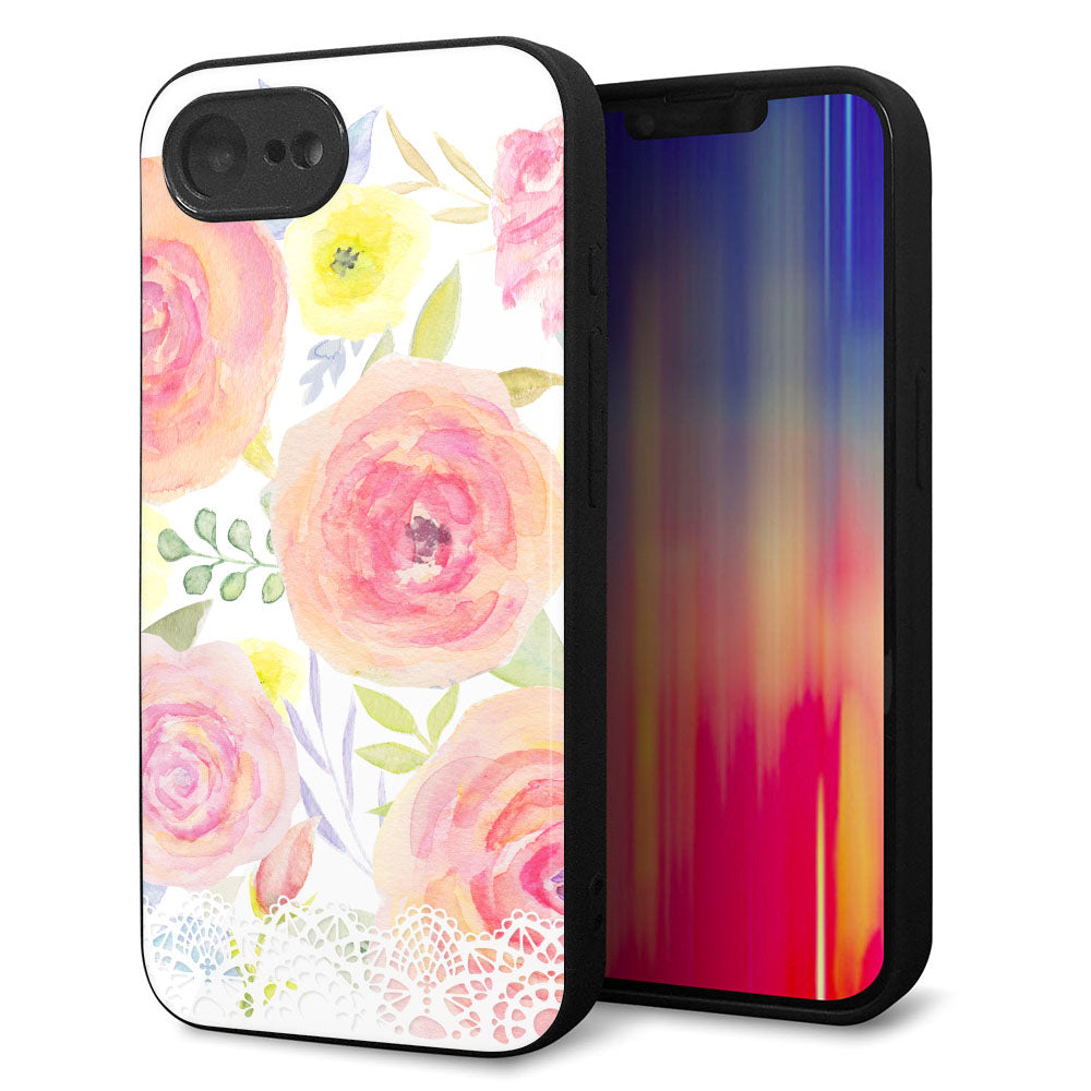 iPhone16e 強化ガラス＆TPUスマホケース ガラプリ【SC945 ドゥ・パフューム３】