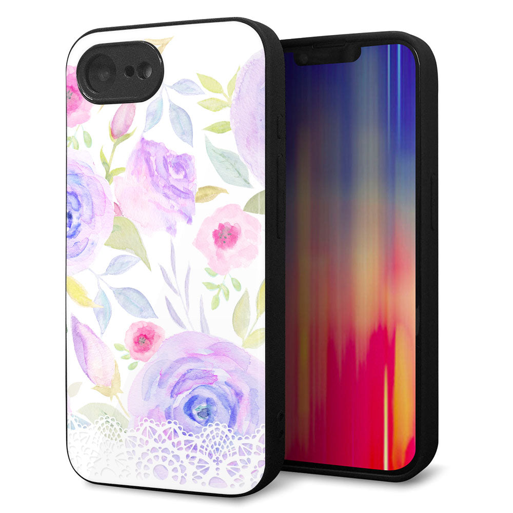 iPhone16e 強化ガラス＆TPUスマホケース ガラプリ【SC946 ドゥ・パフューム４】