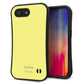 iPhone16e スマホケース 「SEA Grip」 グリップケース Sライン 【KM897 パステルカラー(パステルイエロー)】 UV印刷