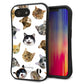 iPhone16e スマホケース 「SEA Grip」 グリップケース Sライン 【SC937 ねこどっと（ホワイト）】 UV印刷