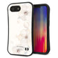 iPhone16e スマホケース 「SEA Grip」 グリップケース Sライン 【SC952 ドゥ・フルール（セピア）】 UV印刷