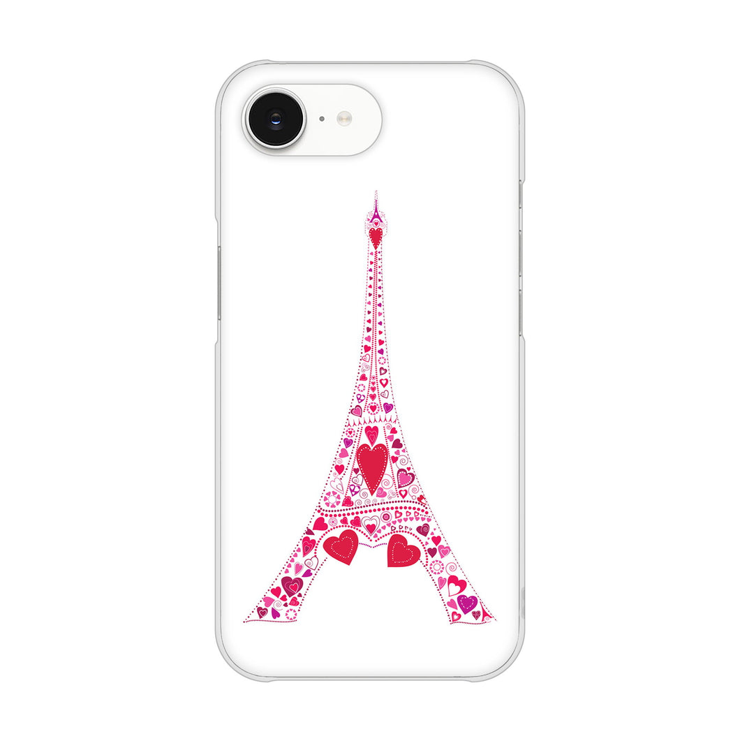iPhone16e 高画質仕上げ 背面印刷 ハードケースLOVE フランス