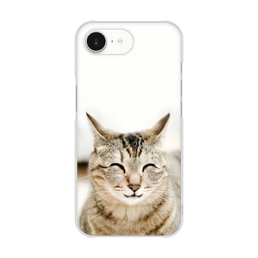 iPhone16e 高画質仕上げ 背面印刷 ハードケース 【VA801 笑福ねこ】
