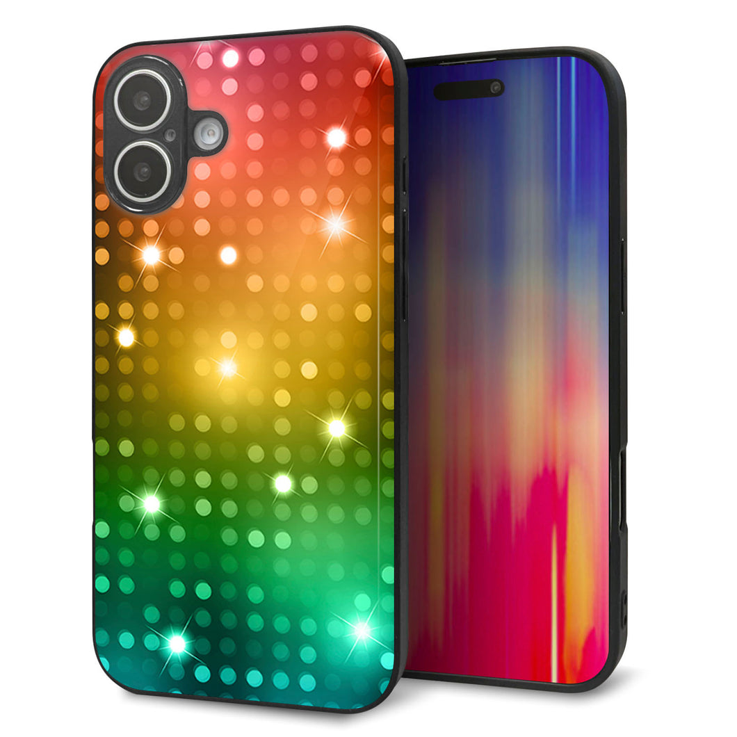 iPhone16 Plus 強化ガラス＆TPUスマホケース ガラプリ【419 フラッシュタワー】