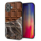 iPhone16 Plus 強化ガラス＆TPUスマホケース ガラプリ【451 板チョコ】