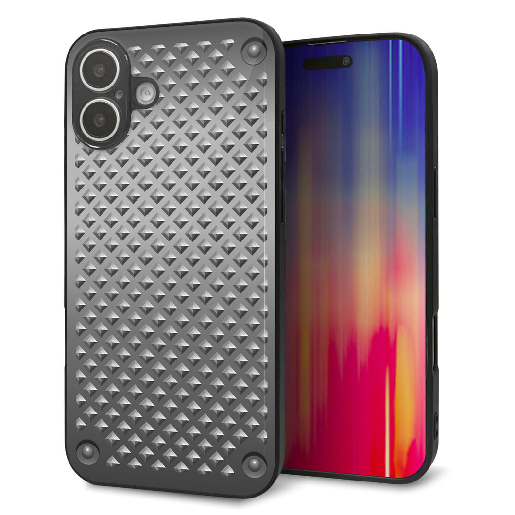 iPhone16 Plus 強化ガラス＆TPUスマホケース ガラプリ【570 スタックボード】