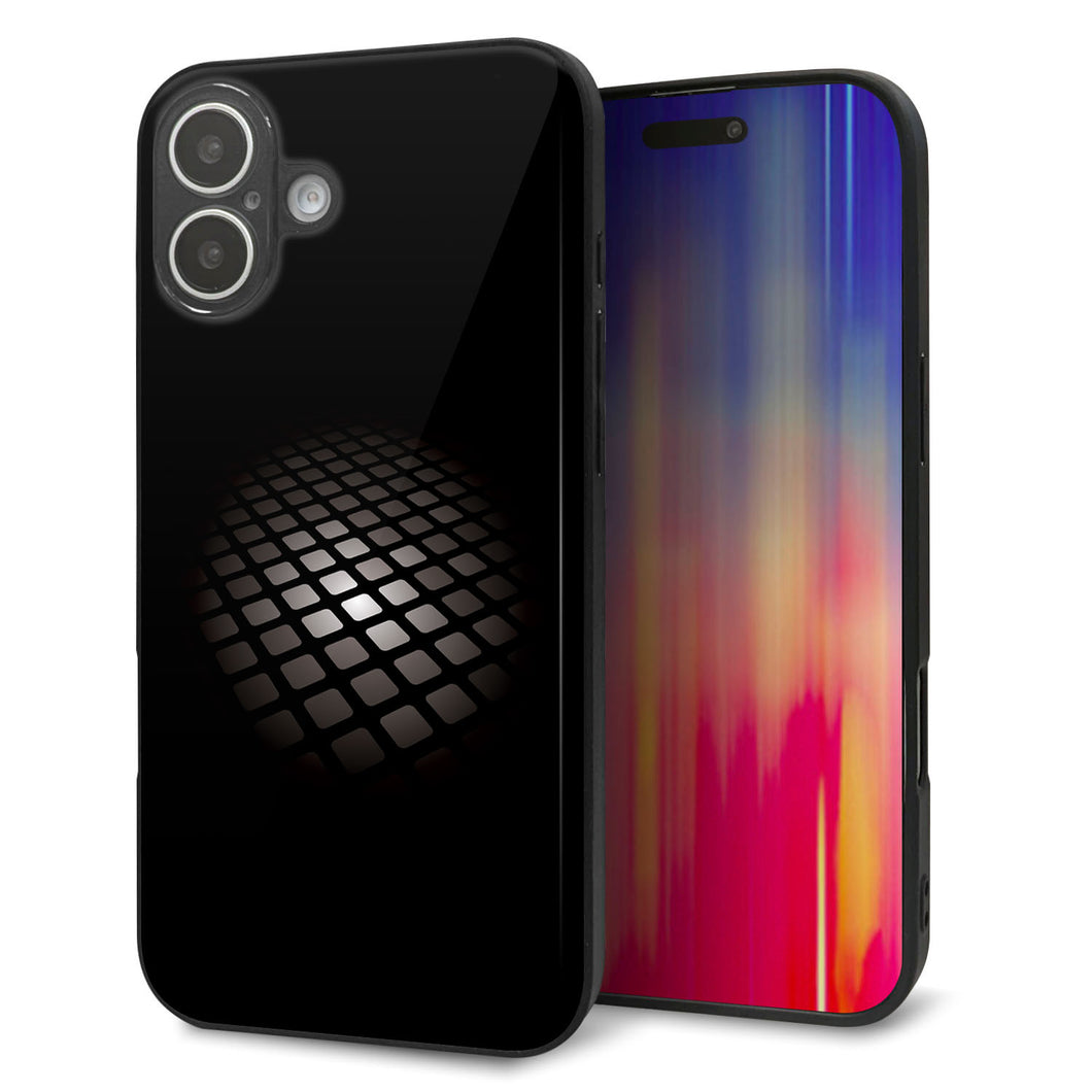 iPhone16 Plus 強化ガラス＆TPUスマホケース ガラプリ【607 サイエンスコア】