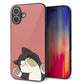 iPhone16 Plus 強化ガラス＆TPUスマホケース ガラプリ【HA289 むぎゅっとクロ】