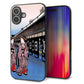 iPhone16 Plus 強化ガラス＆TPUスマホケース ガラプリ【MA966 花魁 B】