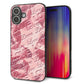 iPhone16 Plus 強化ガラス＆TPUスマホケース ガラプリ【SC844 フラワーヴェルニLOVE（ローズヴェルール）】