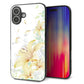 iPhone16 Plus 強化ガラス＆TPUスマホケース ガラプリ【SC851 ユリ（ホワイト）】