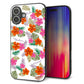 iPhone16 Plus 強化ガラス＆TPUスマホケース ガラプリ【SC884 ハワイアンアロハレトロ（ホワイト）】