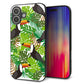 iPhone16 Plus 強化ガラス＆TPUスマホケース ガラプリ【SC894 ボタニカル トロピカルバード】
