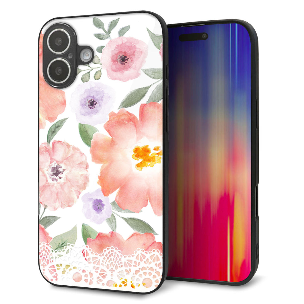 iPhone16 Plus 強化ガラス＆TPUスマホケース ガラプリ【SC944 ドゥ・パフューム２】