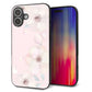 iPhone16 Plus 強化ガラス＆TPUスマホケース ガラプリ【SC949 ドゥ・フルール（オフピンク）】