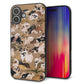 iPhone16 Plus 強化ガラス＆TPUスマホケース ガラプリ【TA008 百犬】