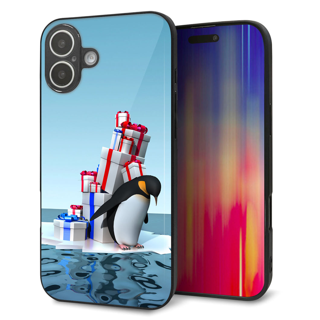 iPhone16 Plus 強化ガラス＆TPUスマホケース ガラプリ【XA805 人気者は辛い…】