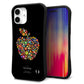 iPhone16 Plus スマホケース 「SEA Grip」 グリップケース Sライン 【1195 カラフルアップル】 UV印刷