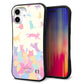 iPhone16 Plus スマホケース 「SEA Grip」 グリップケース Sライン 【AG885 ネコ積もり マルチカラー】 UV印刷
