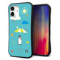 iPhone16 Plus スマホケース 「SEA Grip」 グリップケース Sライン 【FD815 アニマルサマー】 UV印刷