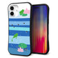iPhone16 Plus スマホケース 「SEA Grip」 グリップケース Sライン 【HA280 カエルとオタマ】 UV印刷
