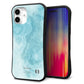 iPhone16 Plus スマホケース 「SEA Grip」 グリップケース Sライン 【KM868 大理石BL】 UV印刷