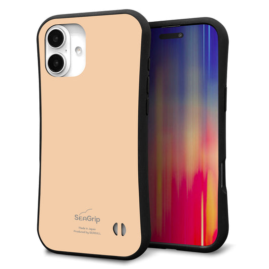 iPhone16 Plus スマホケース 「SEA Grip」 グリップケース Sライン 【TA021 レトロピンク】 UV印刷