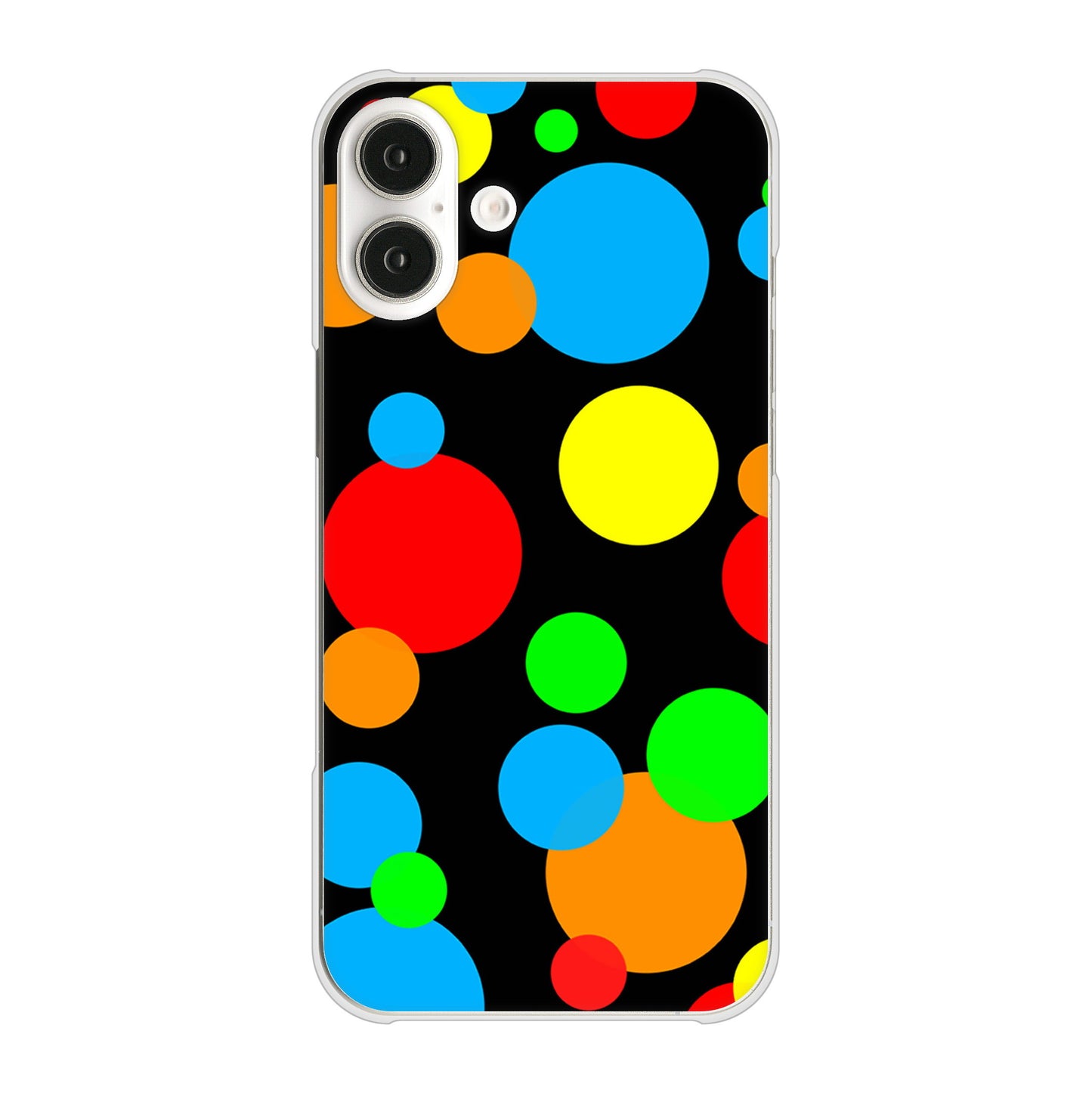 iPhone16 Plus 高画質仕上げ 背面印刷 ハードケース 【076 シンプル（大阪のおばちゃん）】