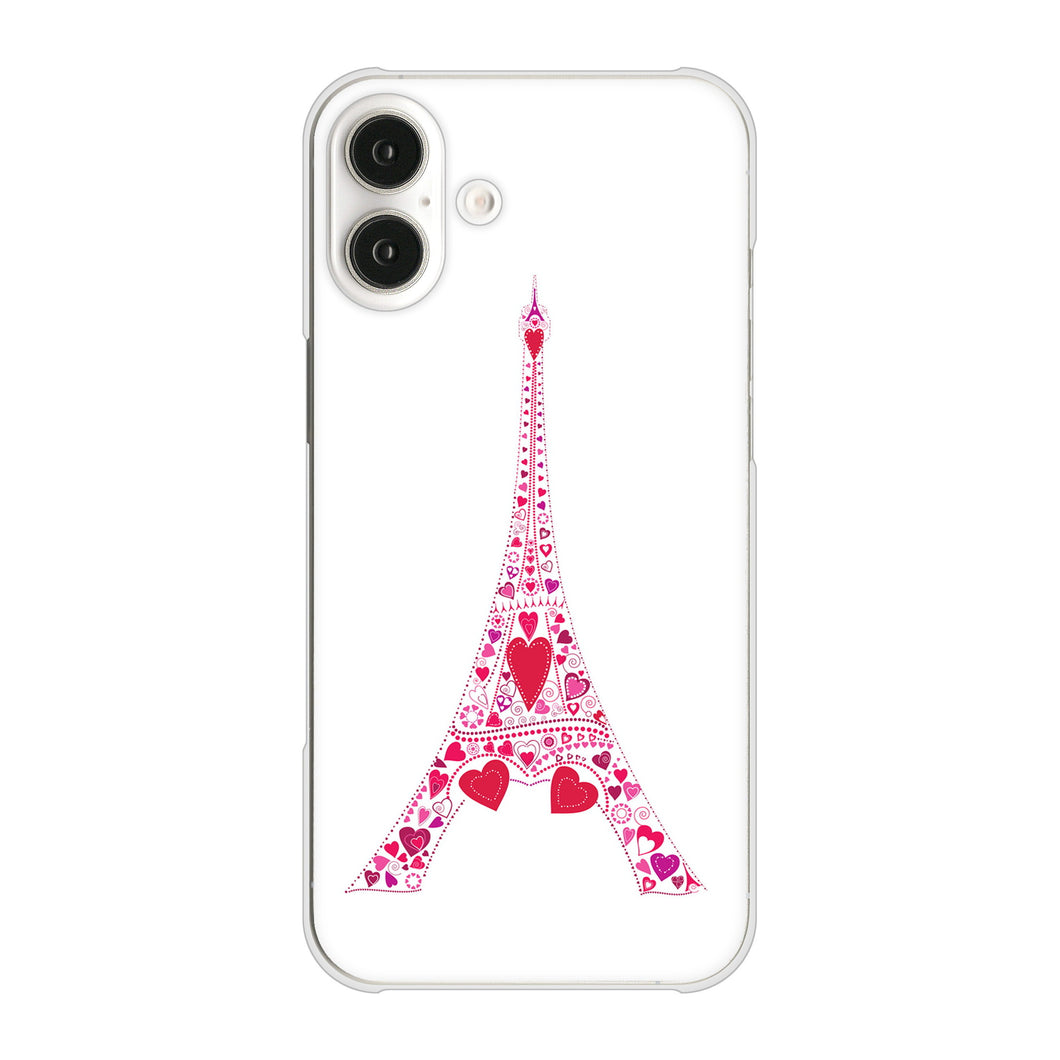 iPhone16 Plus 高画質仕上げ 背面印刷 ハードケースLOVE フランス