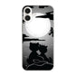 iPhone16 Plus 高画質仕上げ 背面印刷 ハードケース夜とネコ