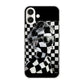 iPhone16 Plus 高画質仕上げ 背面印刷 ハードケース 【357 bk&wh】