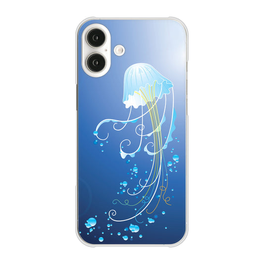iPhone16 Plus 高画質仕上げ 背面印刷 ハードケース 【362 ジェリーフィシュ】