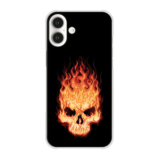 iPhone16 Plus 高画質仕上げ 背面印刷 ハードケース 【364 ドクロの怒り】