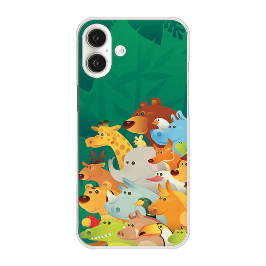iPhone16 Plus 高画質仕上げ 背面印刷 ハードケース 【370 全員集合】