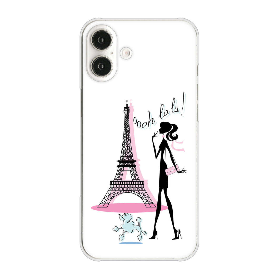 iPhone16 Plus 高画質仕上げ 背面印刷 ハードケースLOVE フランス