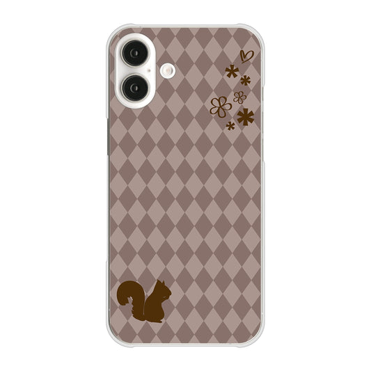 iPhone16 Plus 高画質仕上げ 背面印刷 ハードケース 【515 リス】