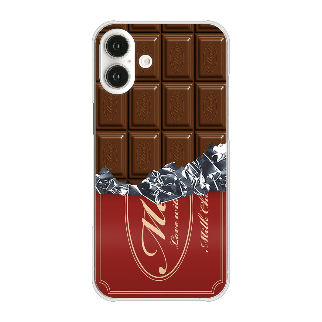iPhone16 Plus 高画質仕上げ 背面印刷 ハードケース板チョコ