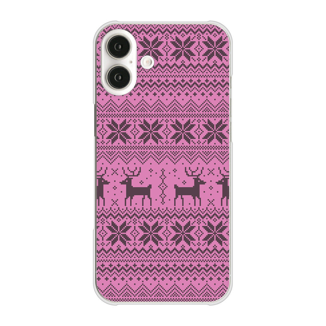 iPhone16 Plus 高画質仕上げ 背面印刷 ハードケースクリスマス