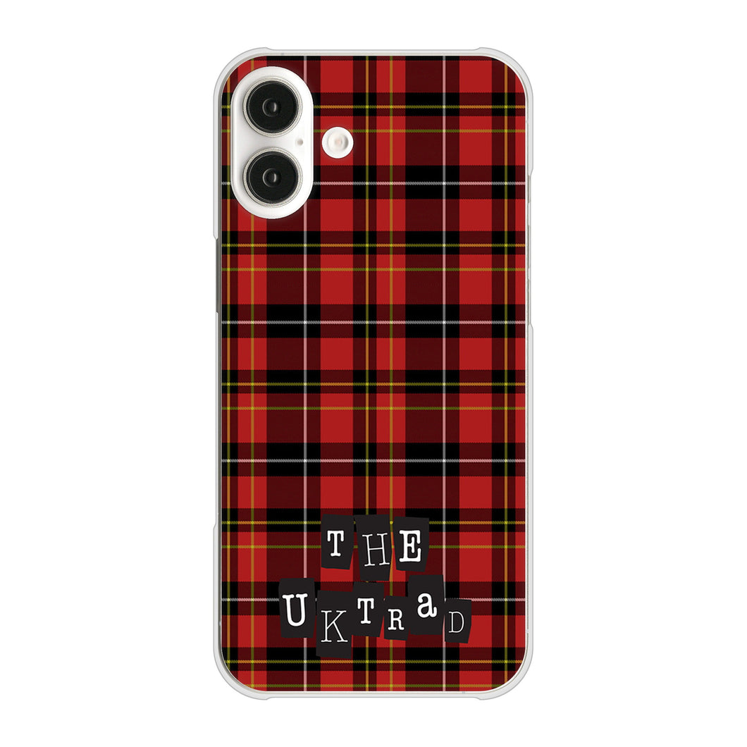 iPhone16 Plus 高画質仕上げ 背面印刷 ハードケース 【547 THEチェック】