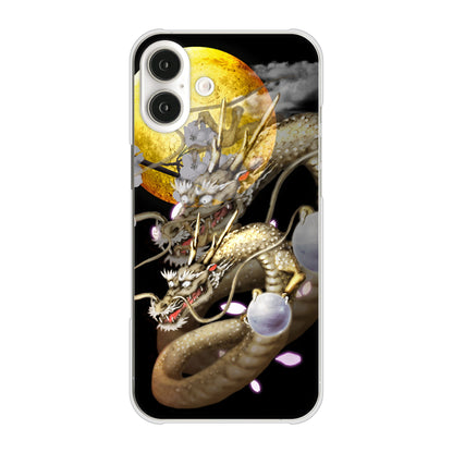 iPhone16 Plus 高画質仕上げ 背面印刷 ハードケース龍