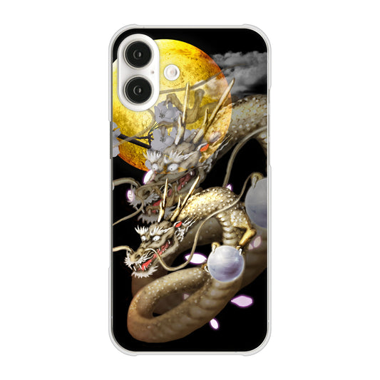 iPhone16 Plus 高画質仕上げ 背面印刷 ハードケース龍