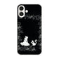 iPhone16 Plus 高画質仕上げ 背面印刷 ハードケースお姫様とネコ