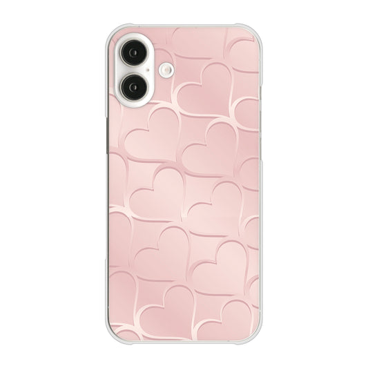 iPhone16 Plus 高画質仕上げ 背面印刷 ハードケースかくれハート
